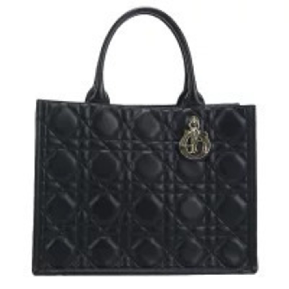 Christian Dior Tote Bag Book Cannage OWHP Black Handbag